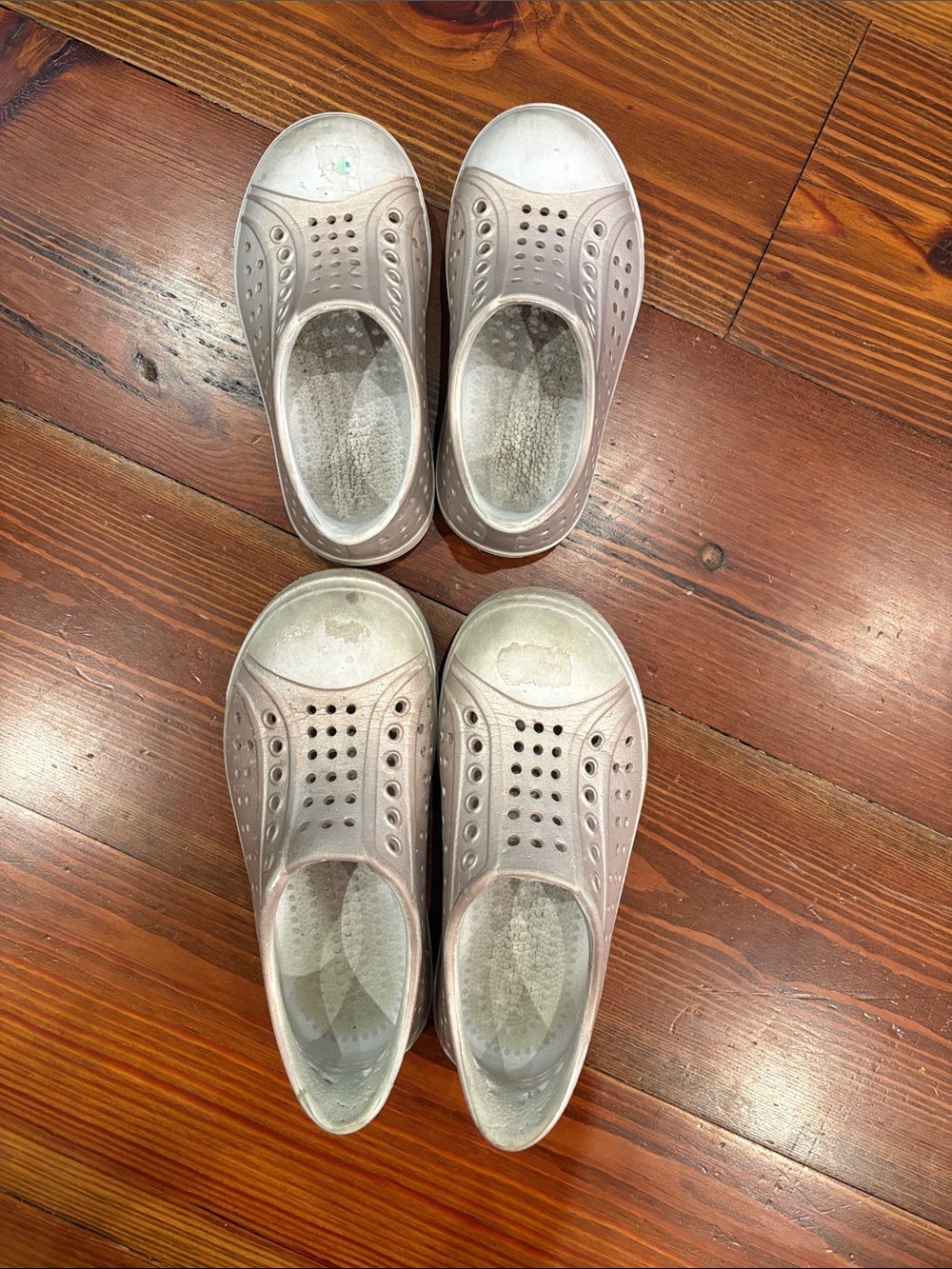 2 pairs! wonder nation | Light Taupe Slip-On Kids Water Shoes | size 5/6 and 7/8